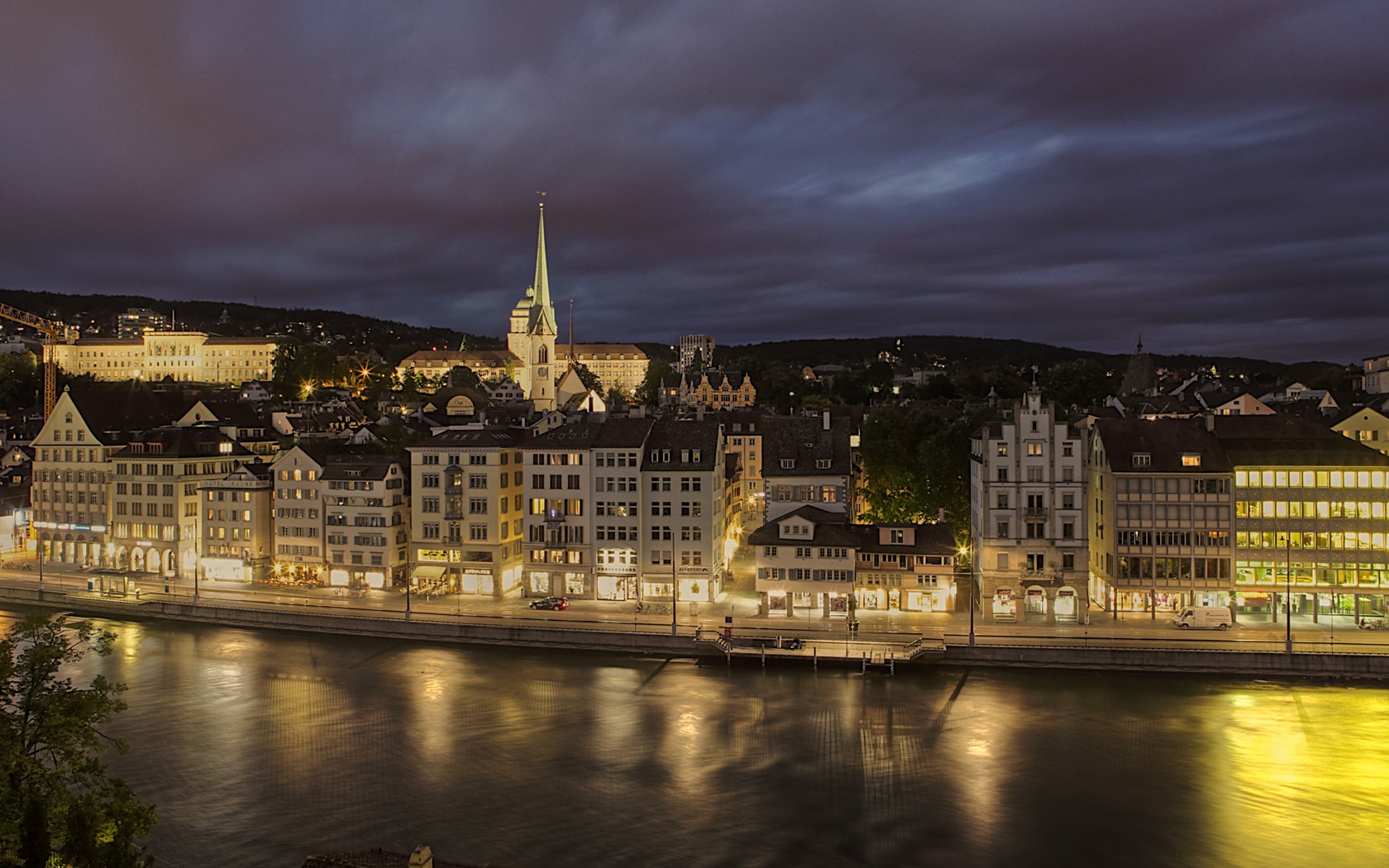 zurich switzerland house river