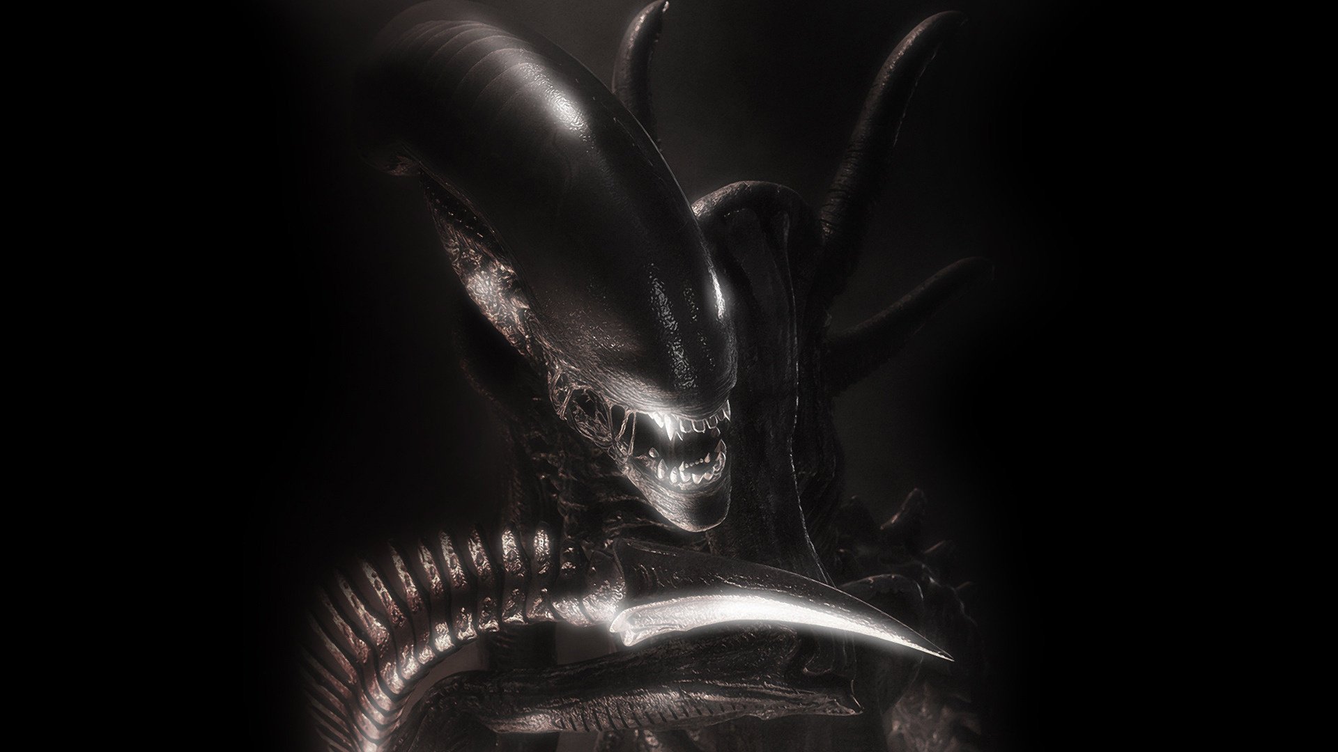 alien czarny usta aliens bestia brązowe tło alien weyland-yutani xenomorph xenomorph tło