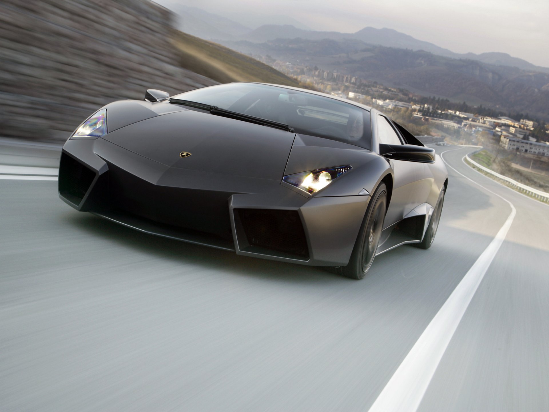 lamborghini reventon lamborghini road front