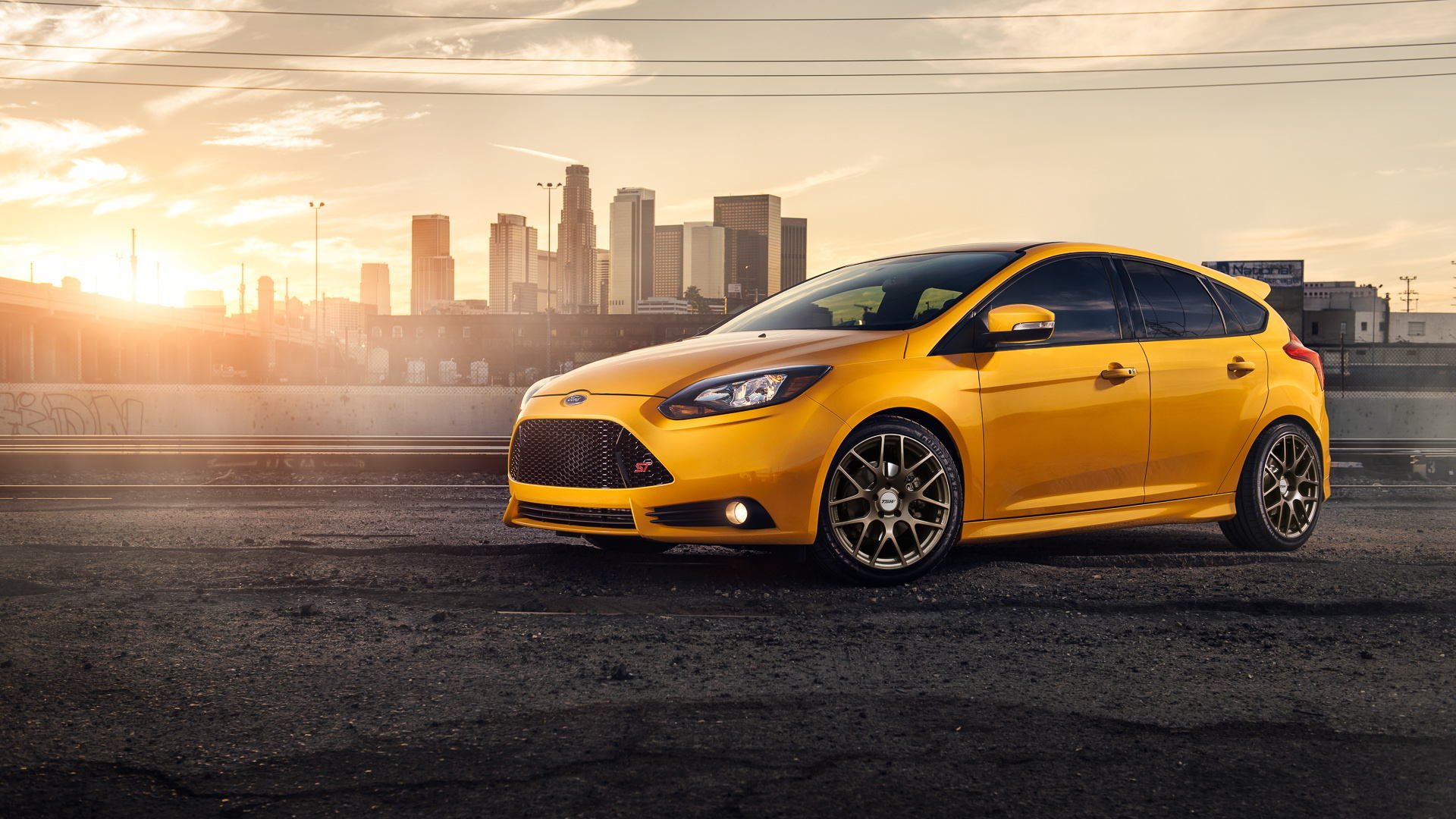 ford focus st żółty dejan sokołowski