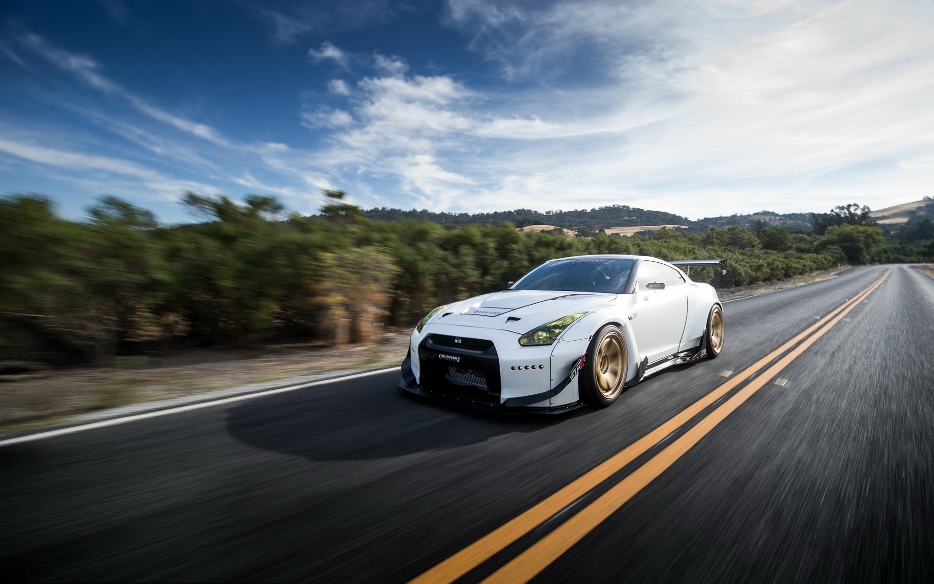 nissan gt-r voiture tuning freedom walk nissan en mouvement papier peint automatique