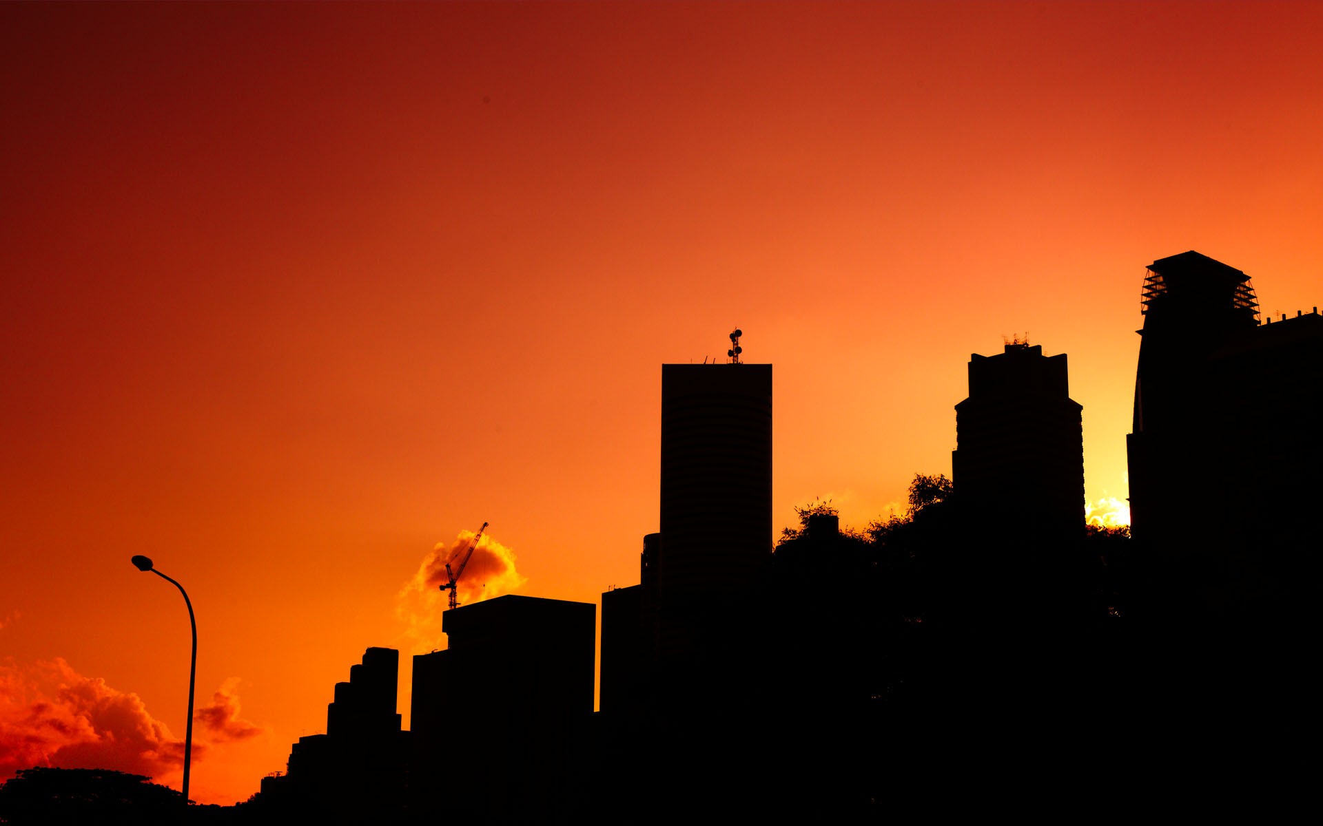 puesta de sol cielo estado de ánimo