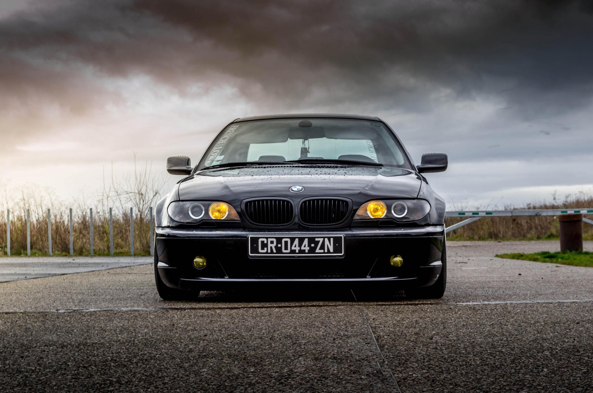 bmw e46 position asphalte tuning phares