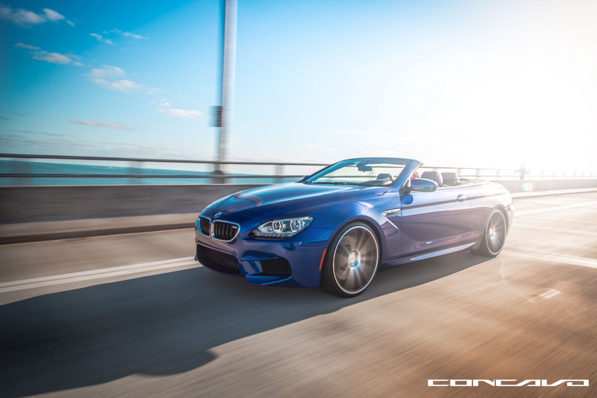 concavo roues auto voiture bmw m6 route