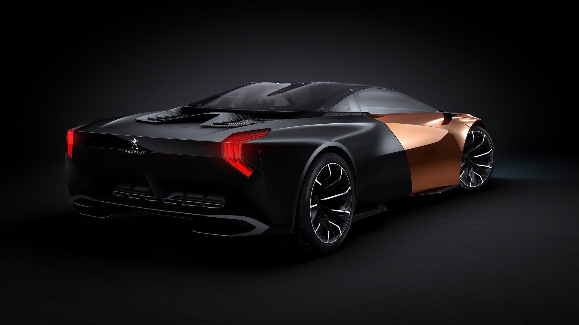 peugeot onyx konzept auto schwarz