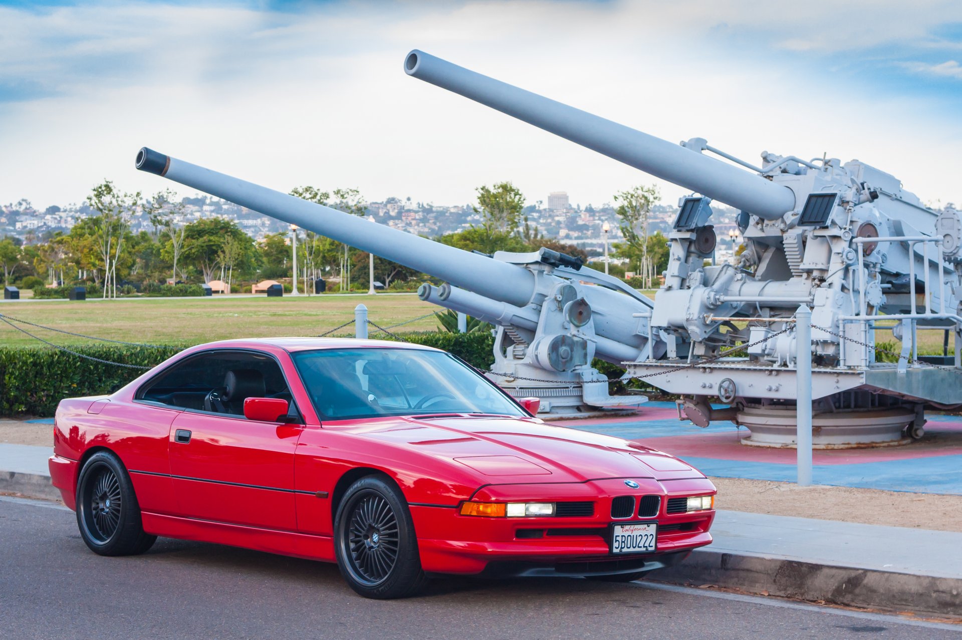 e31 bmw 1997 850ci bmw red red