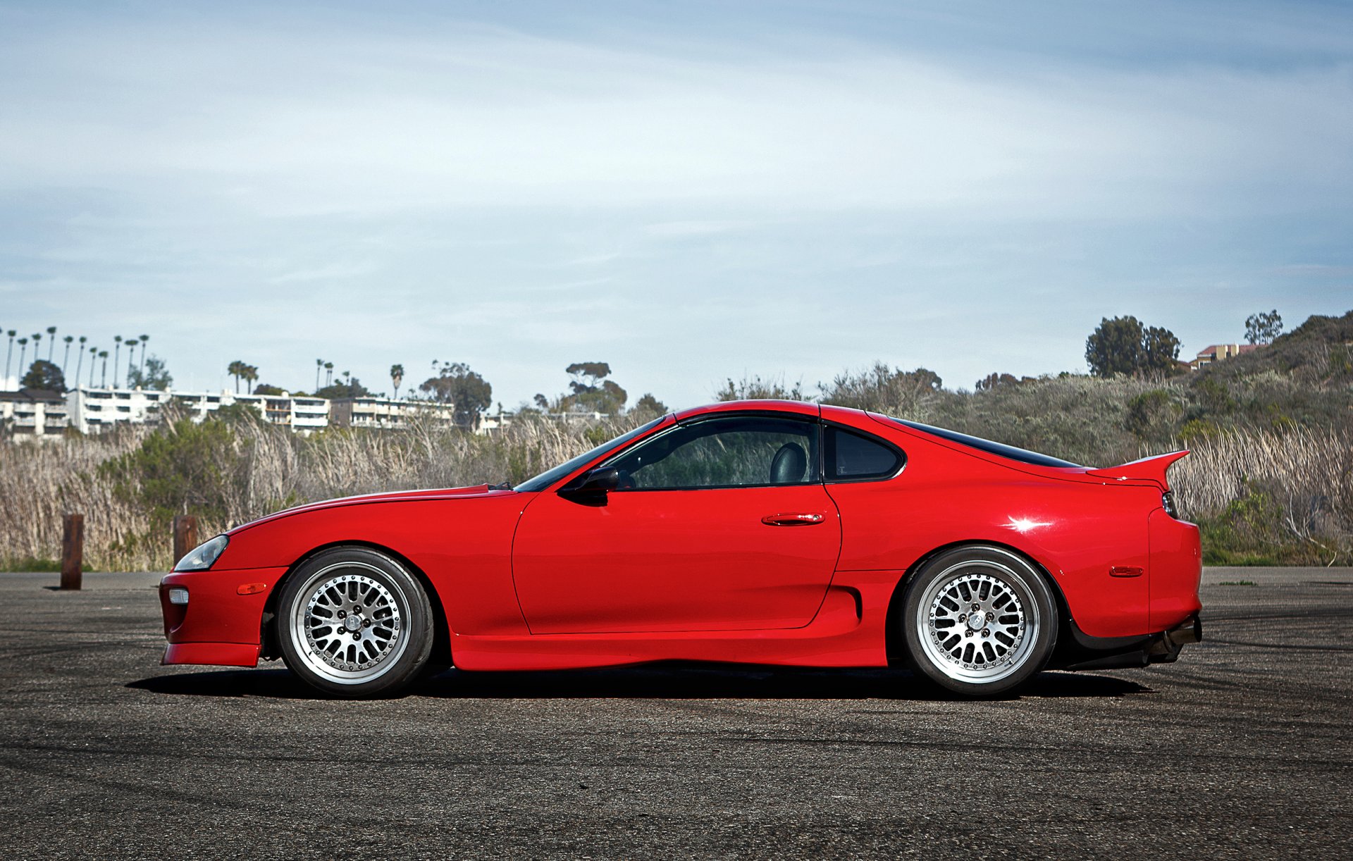 toyota arriba rojo jdm rearside toyota supra