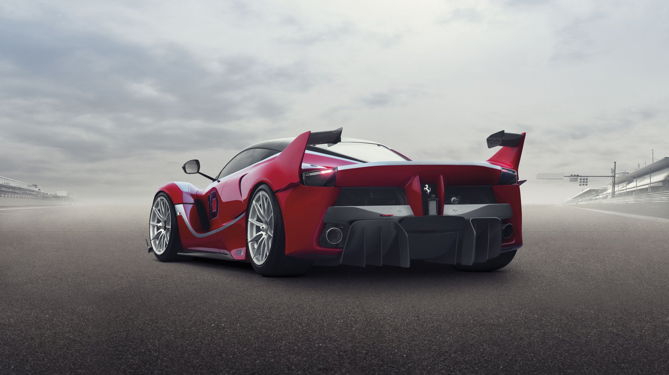 ferrari fxx к феррари суперкар вид сзади фон