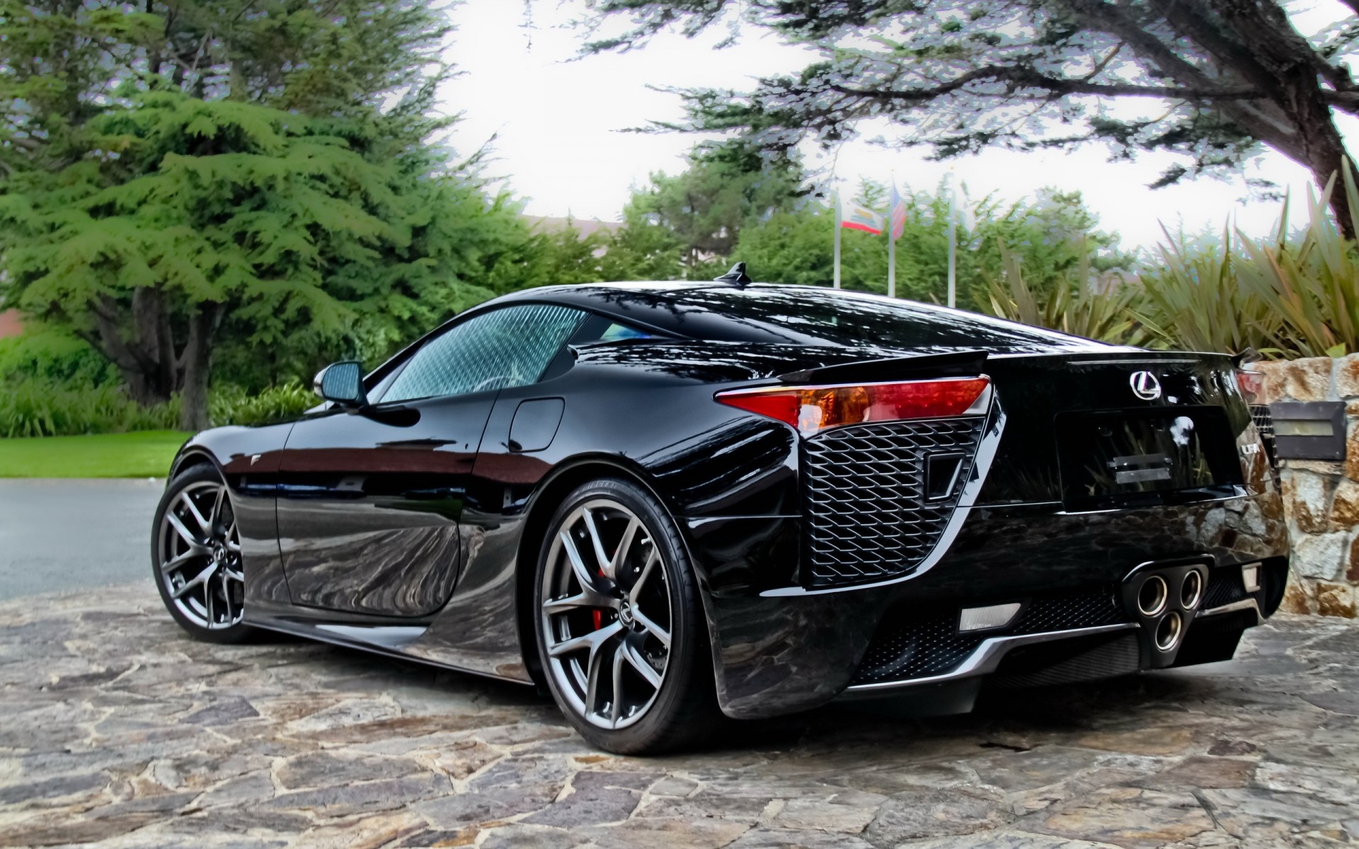 supercar lfa czarny lexus lexus