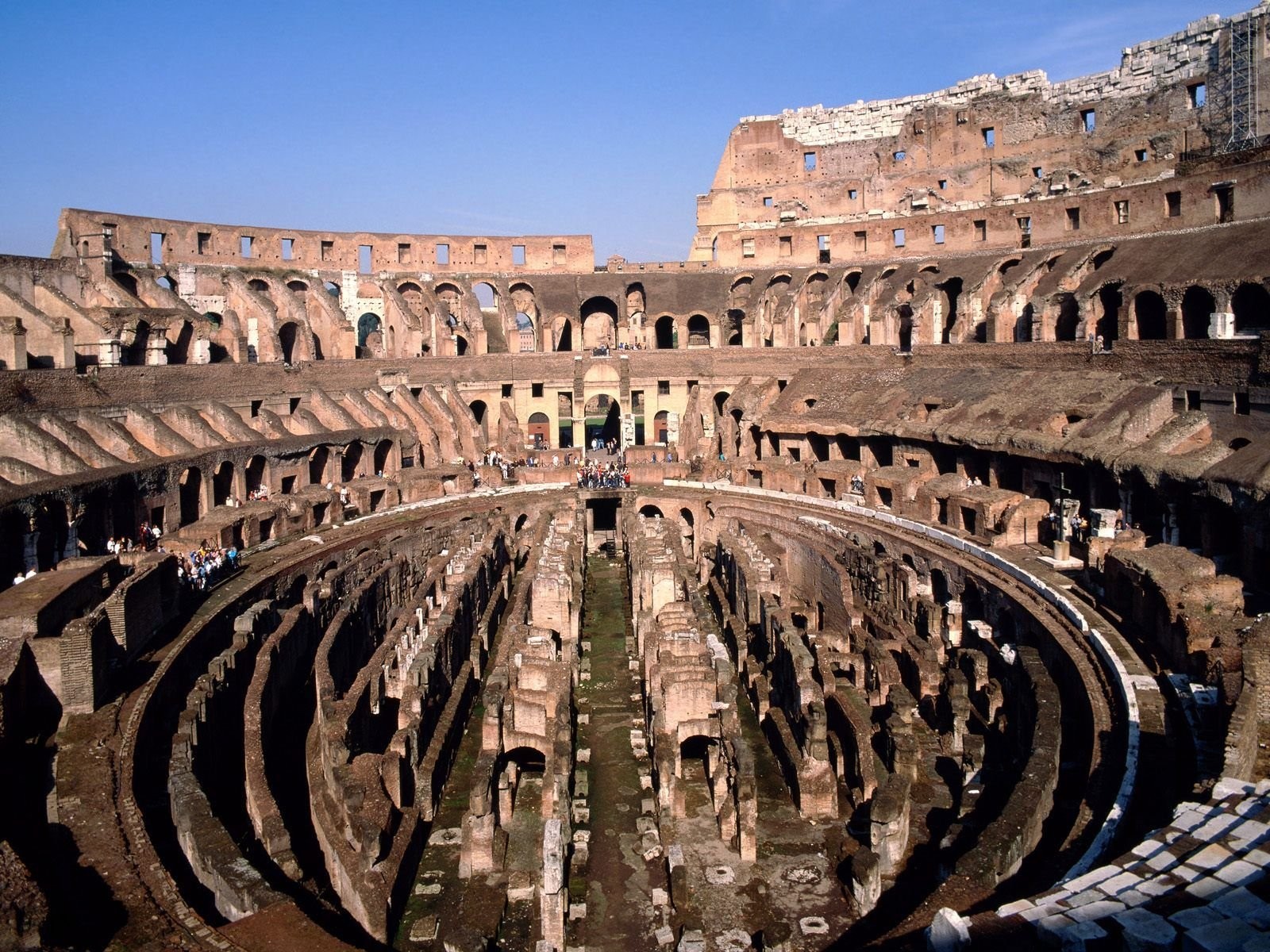 coliseum from the inside day