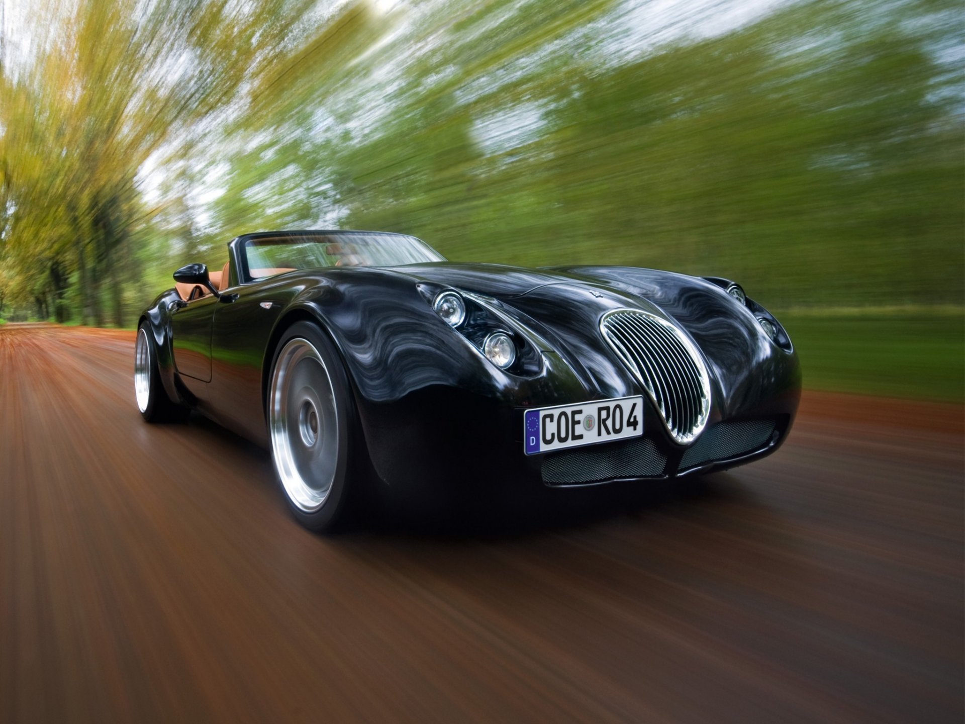 auto auto wisman roadster verkehr straße autos wiesmann mf4 schwarz