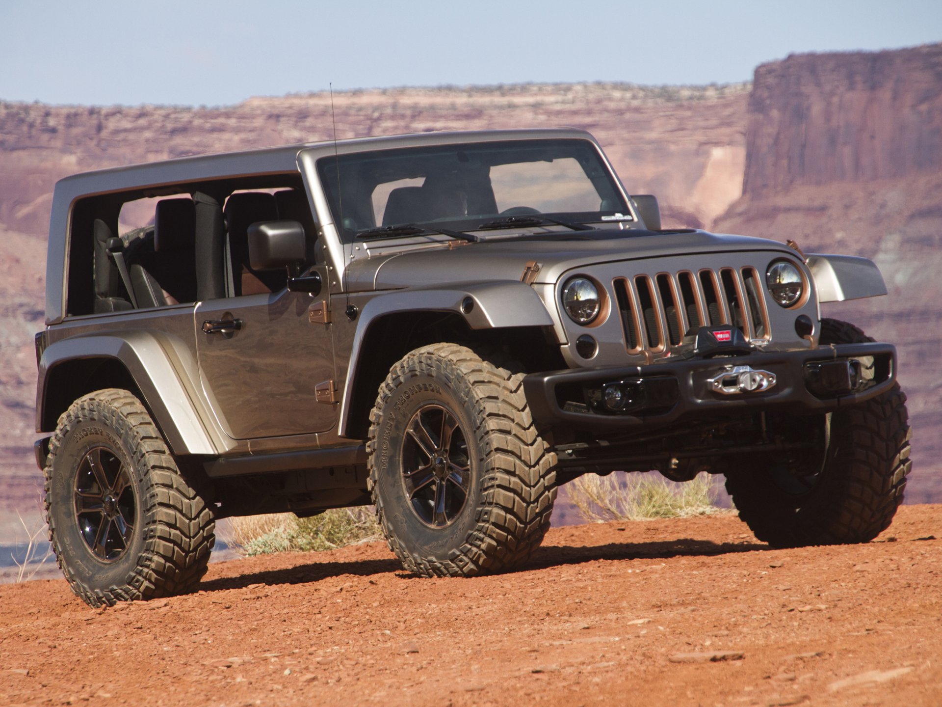 jeep wrangler flattop concetto auto suv