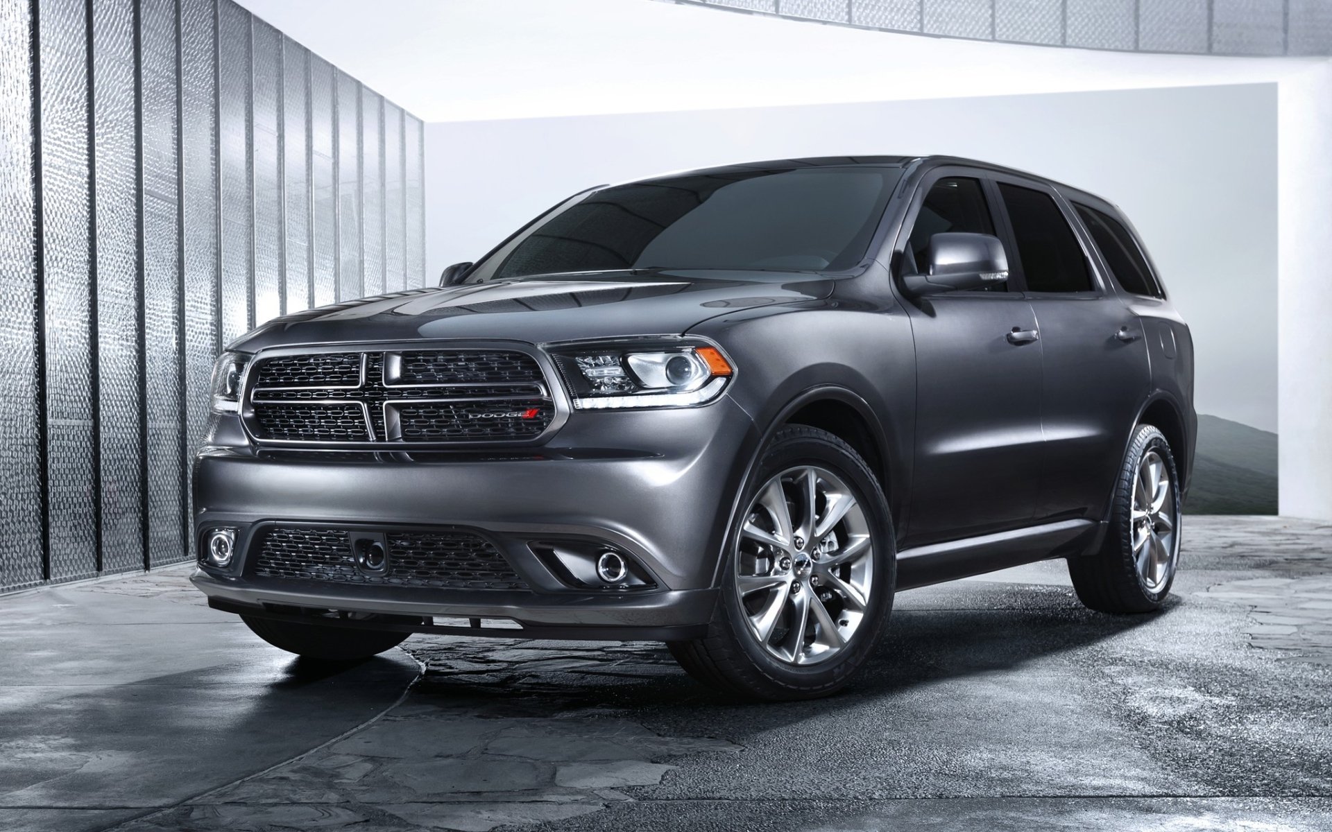 dodge r / t dodge durango jeep crossover avant arrière-plan