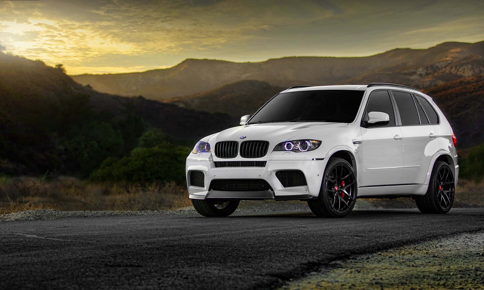 bmw x5m blanco tuning ruedas bmw