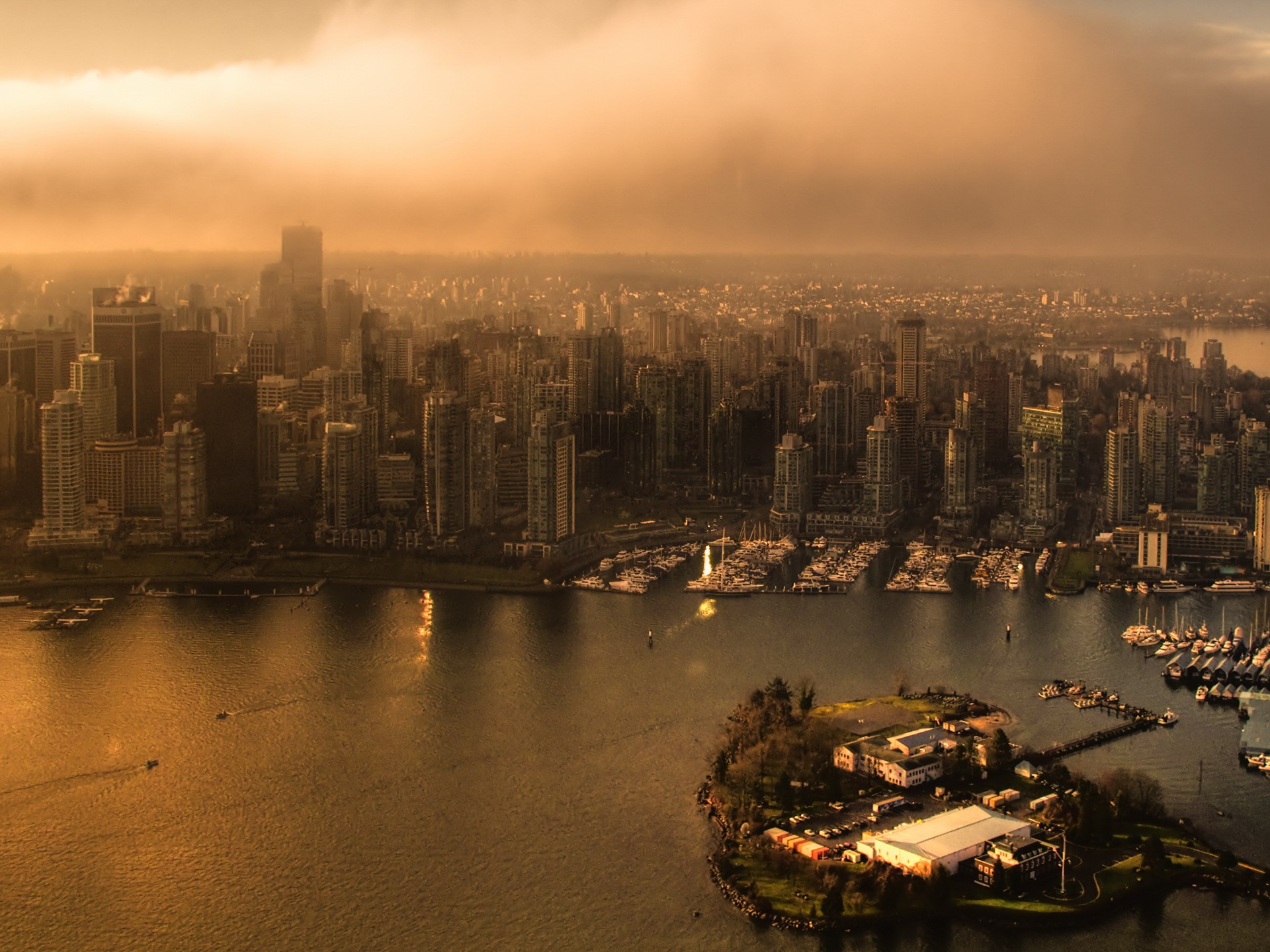 vancouver wolkenkratzer gebäude