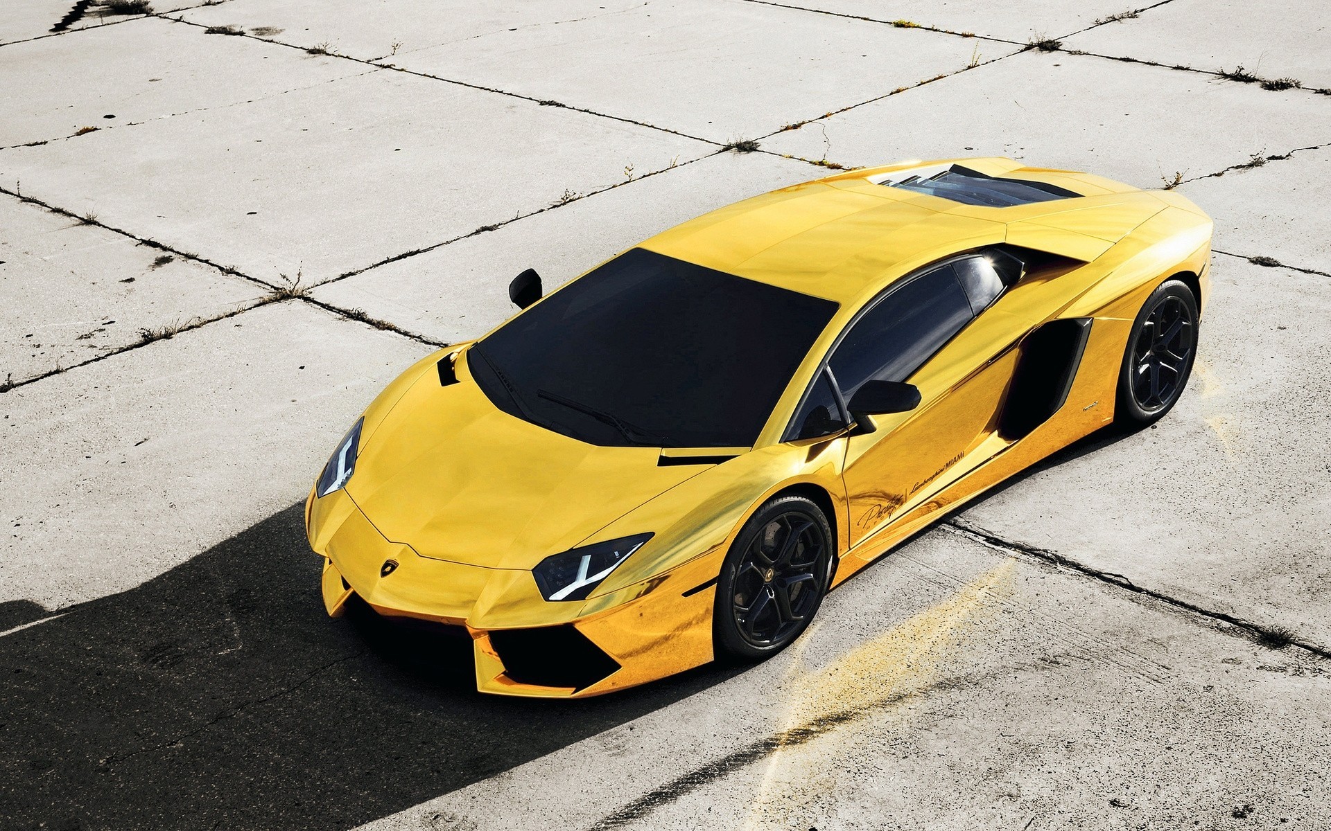 oro tuning lamborghini aventador coche deportivo auto coches