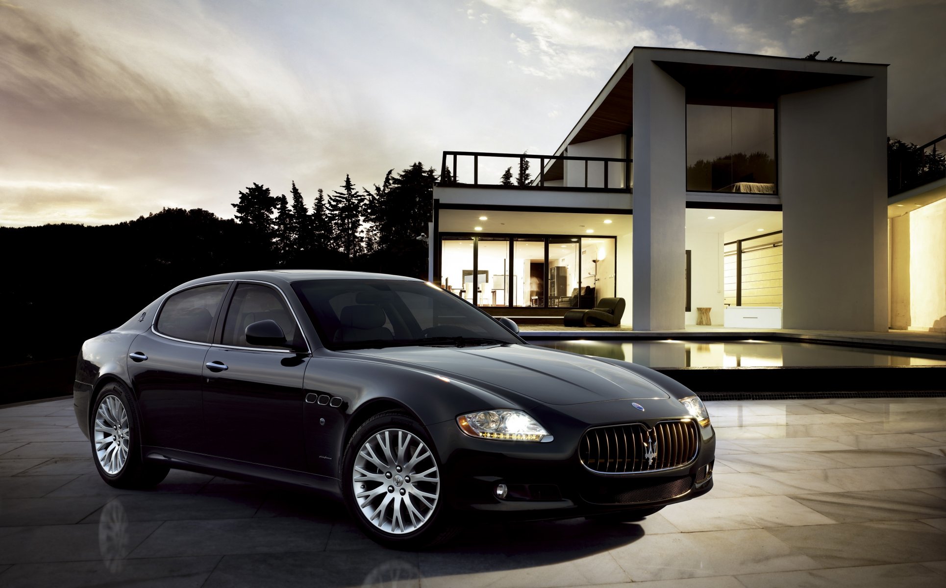 maserati quattroporte negro noche