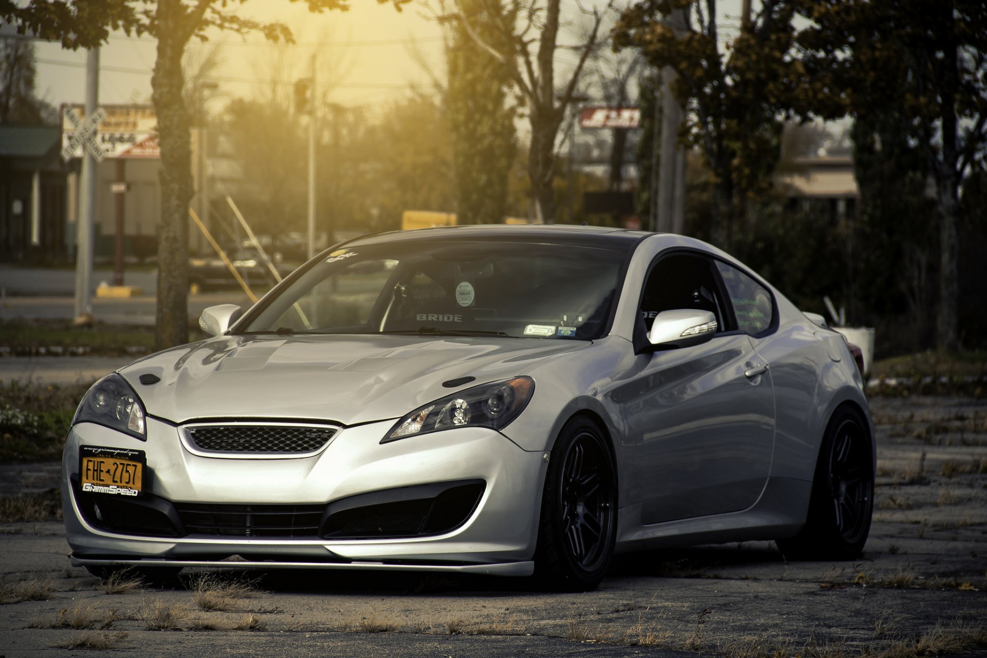 hyundai genesis coupe silver tuning hyundai silver