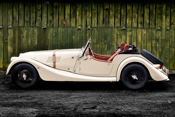 Rétro. Voiture de sport Morgan Roadster