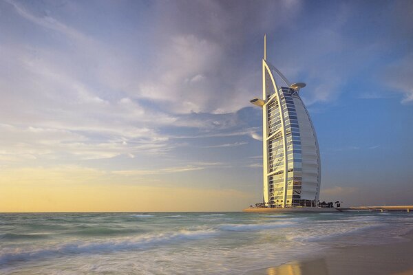 Beach by the ocean in Arabia