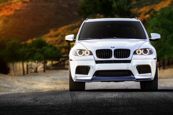 BMW X5M tuneado blanco en Savannah