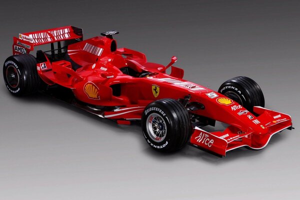 Ferrari rotes Spielzeugrennwagen der Firma