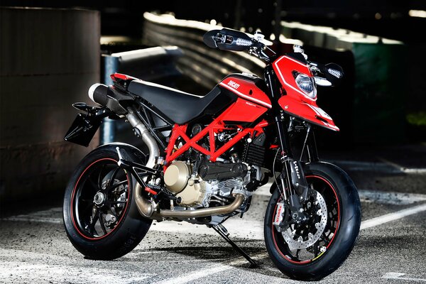 Red sports bike is a biker s dream