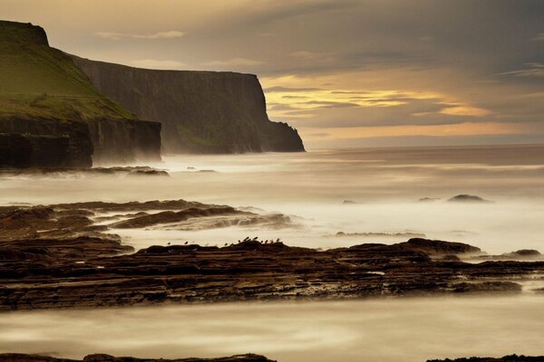 Maravillosa vista de las rocas