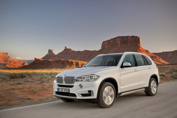 Cartel promocional del SUV de BMW