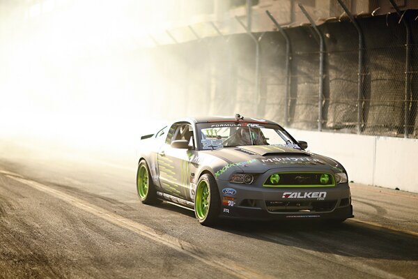 Gt Ford Drift, Mustang TG-500 and monster energy