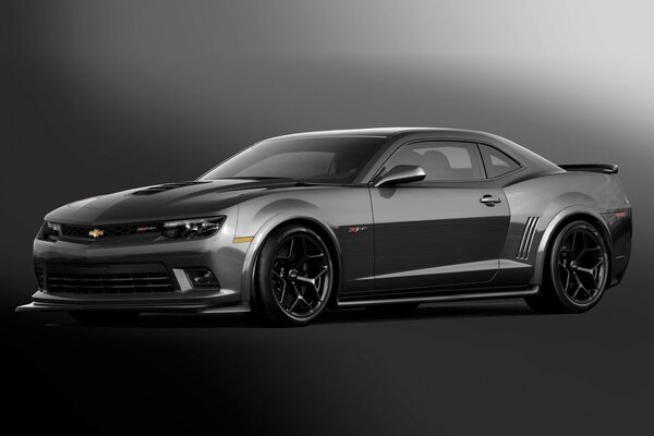 Chevrolet Camaro z28 with black aesthetics