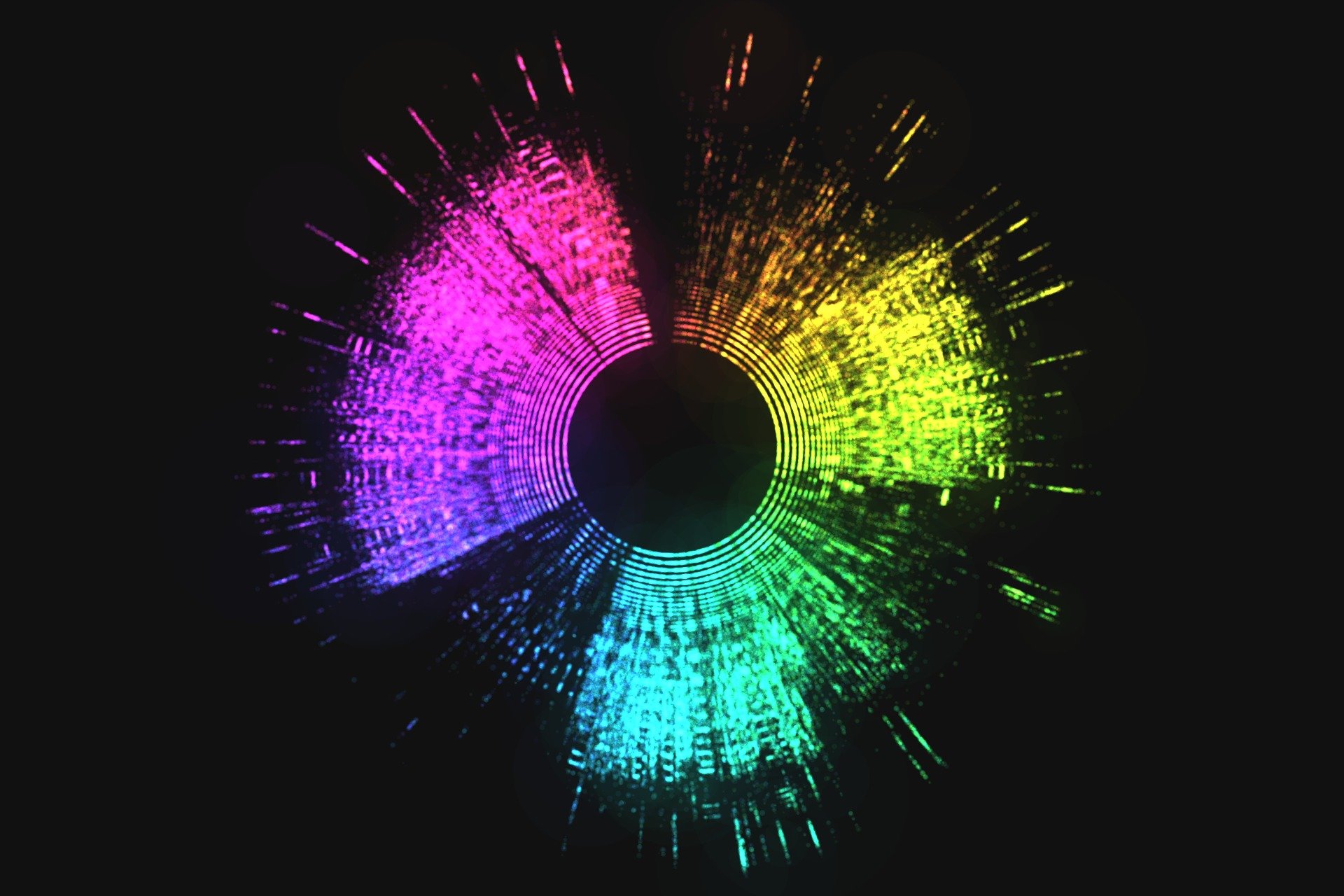 muzyka dna koło colorfull tęcza