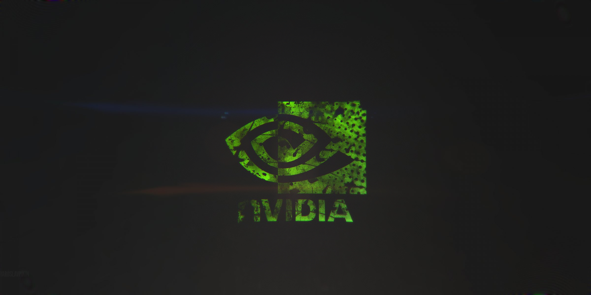 nvidia gtx logo zielony czarny