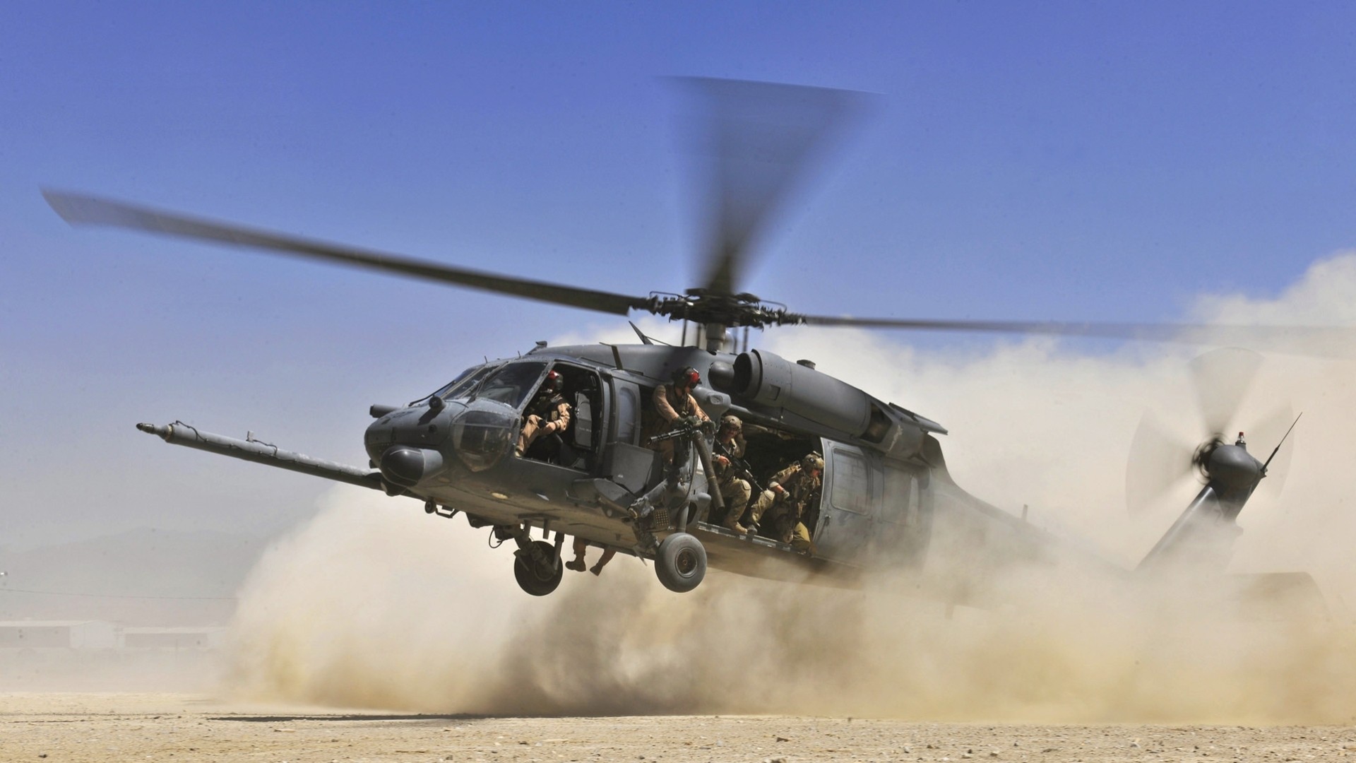 sikorsky hh-60 azul gris helicóptero