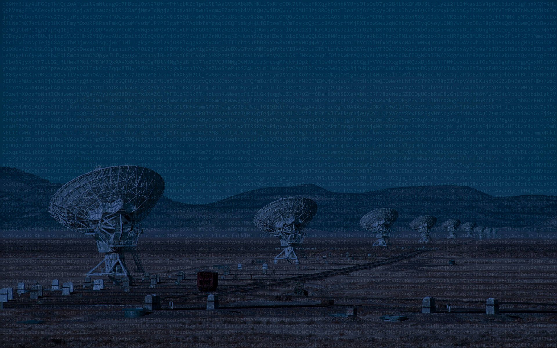 antena radiotelescopio tecnología códigos números