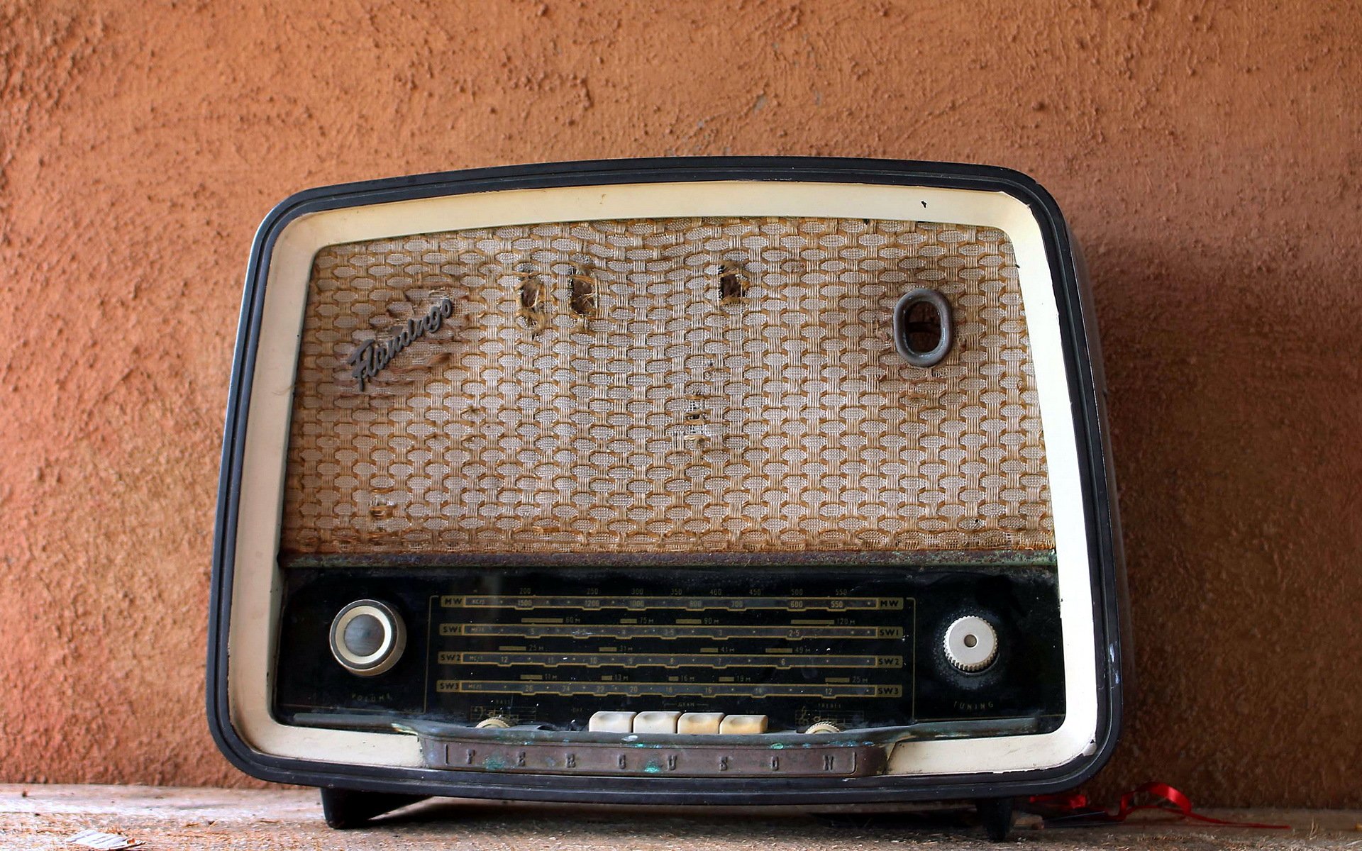 radio récepteur fond