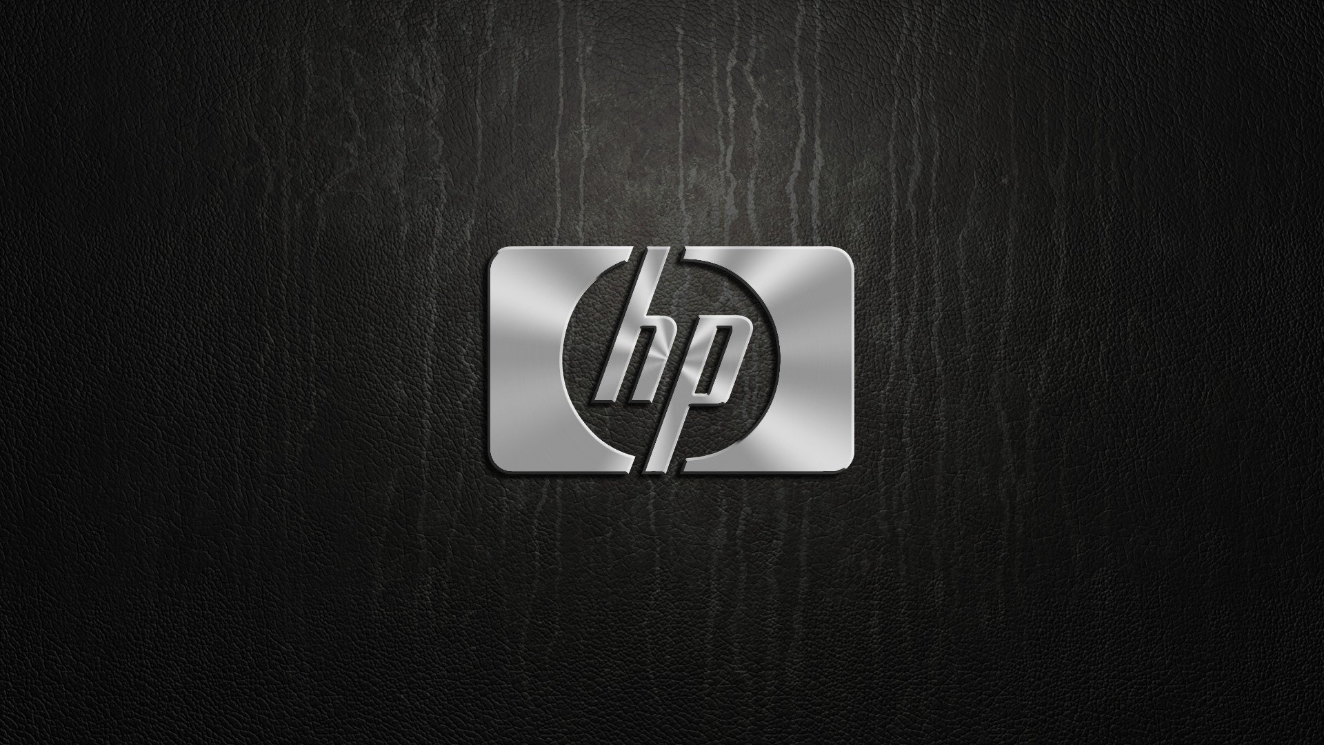 hp logo argento