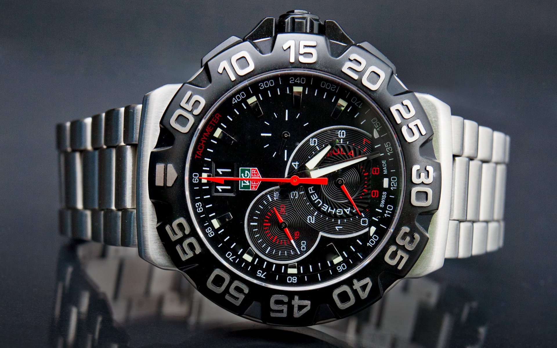 relojes rojo tag heuer metal