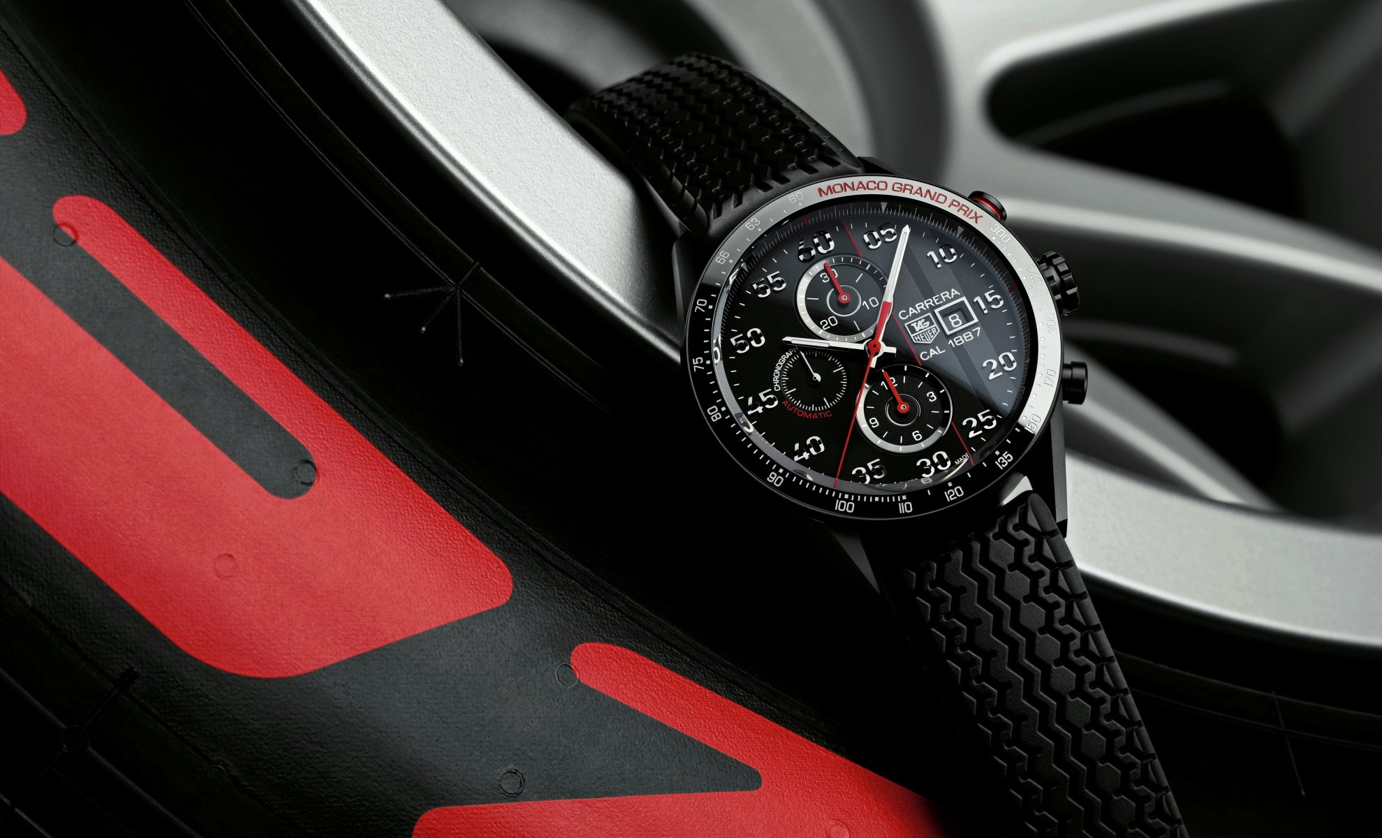 tag heuer carrera calibre 1887 cronógrafo gran premio de mónaco