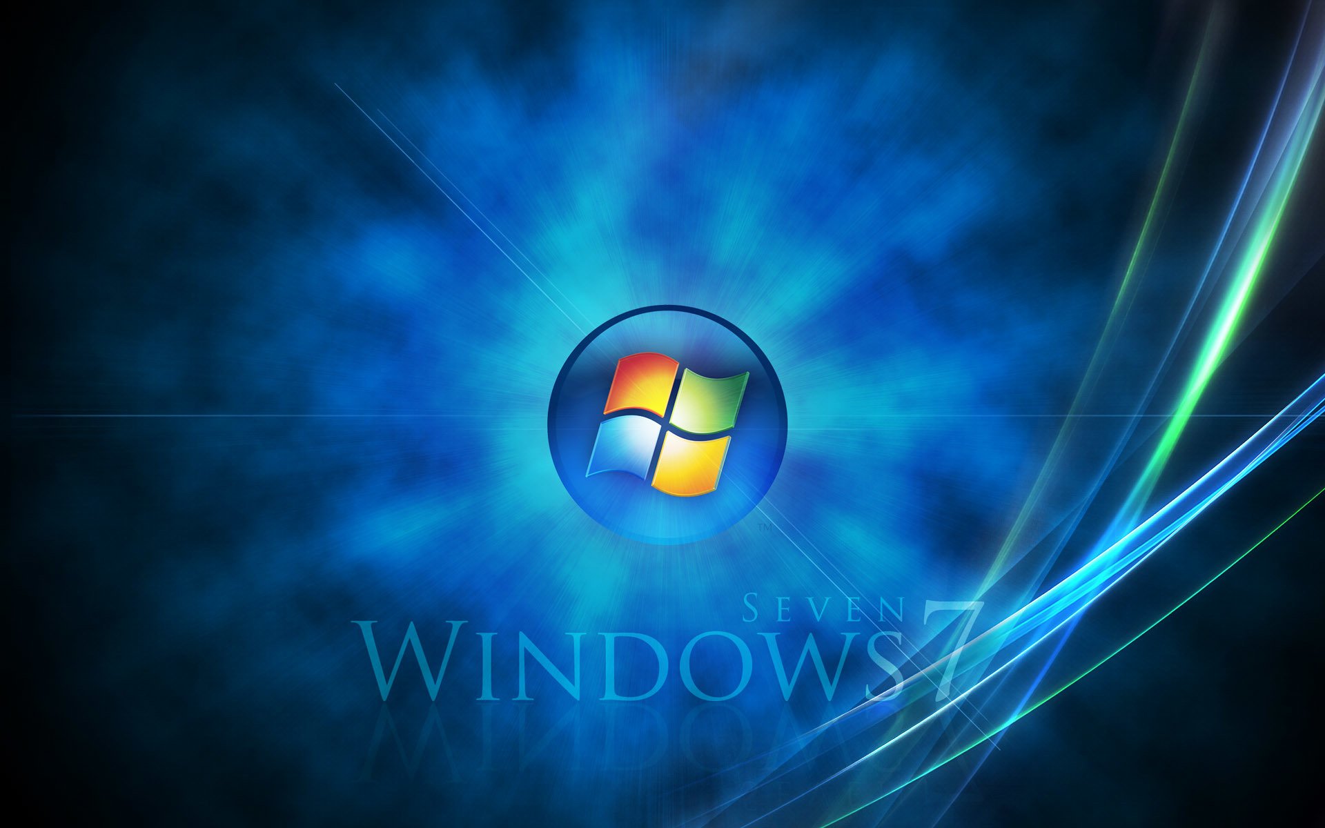 finestre windows 7 astratto microsoft