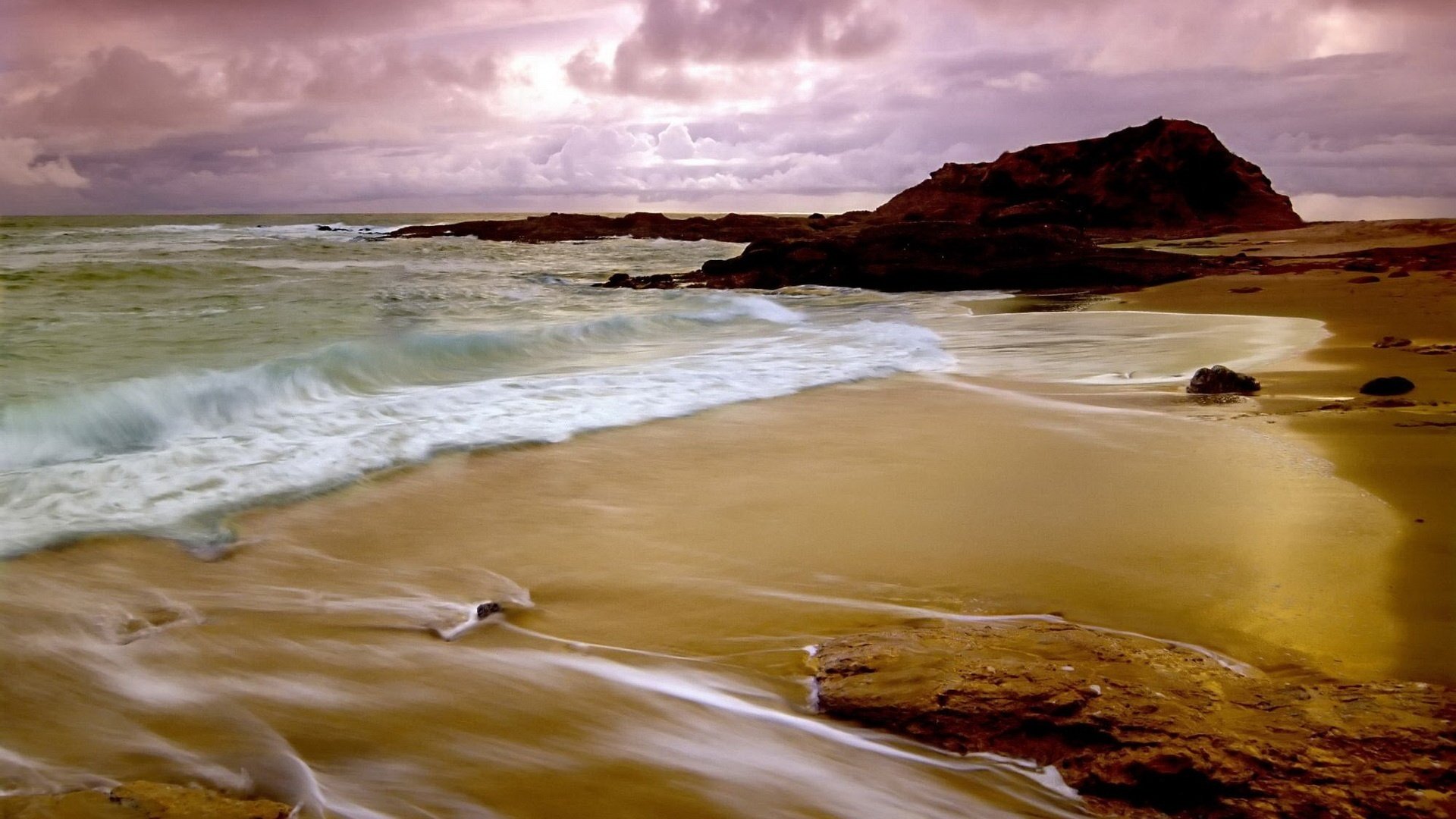 tierwelt meereswellen sand wasser küste meer wellen steine felsen horizont abend brandung strand wolken natur landschaft