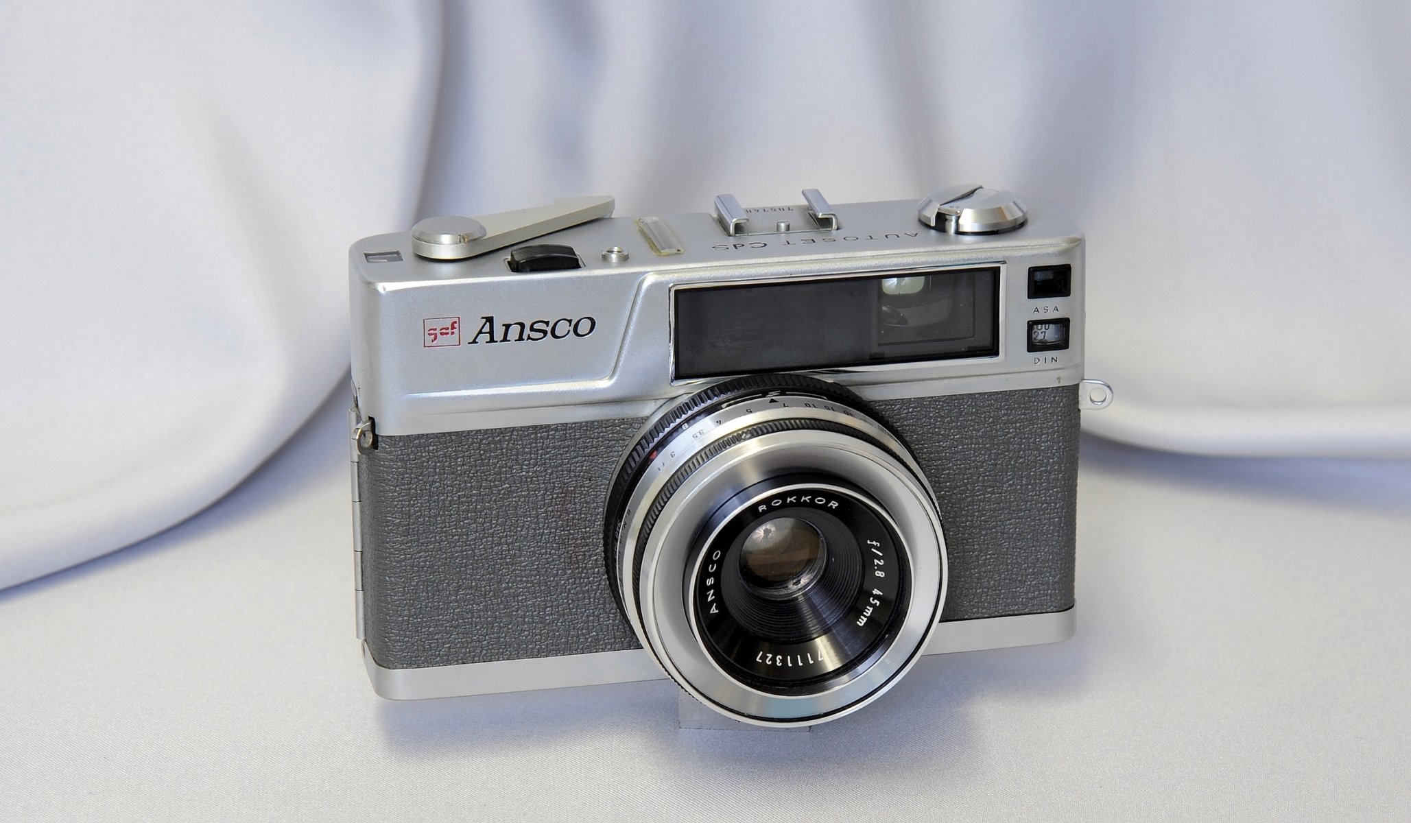 ansco cámara fondo