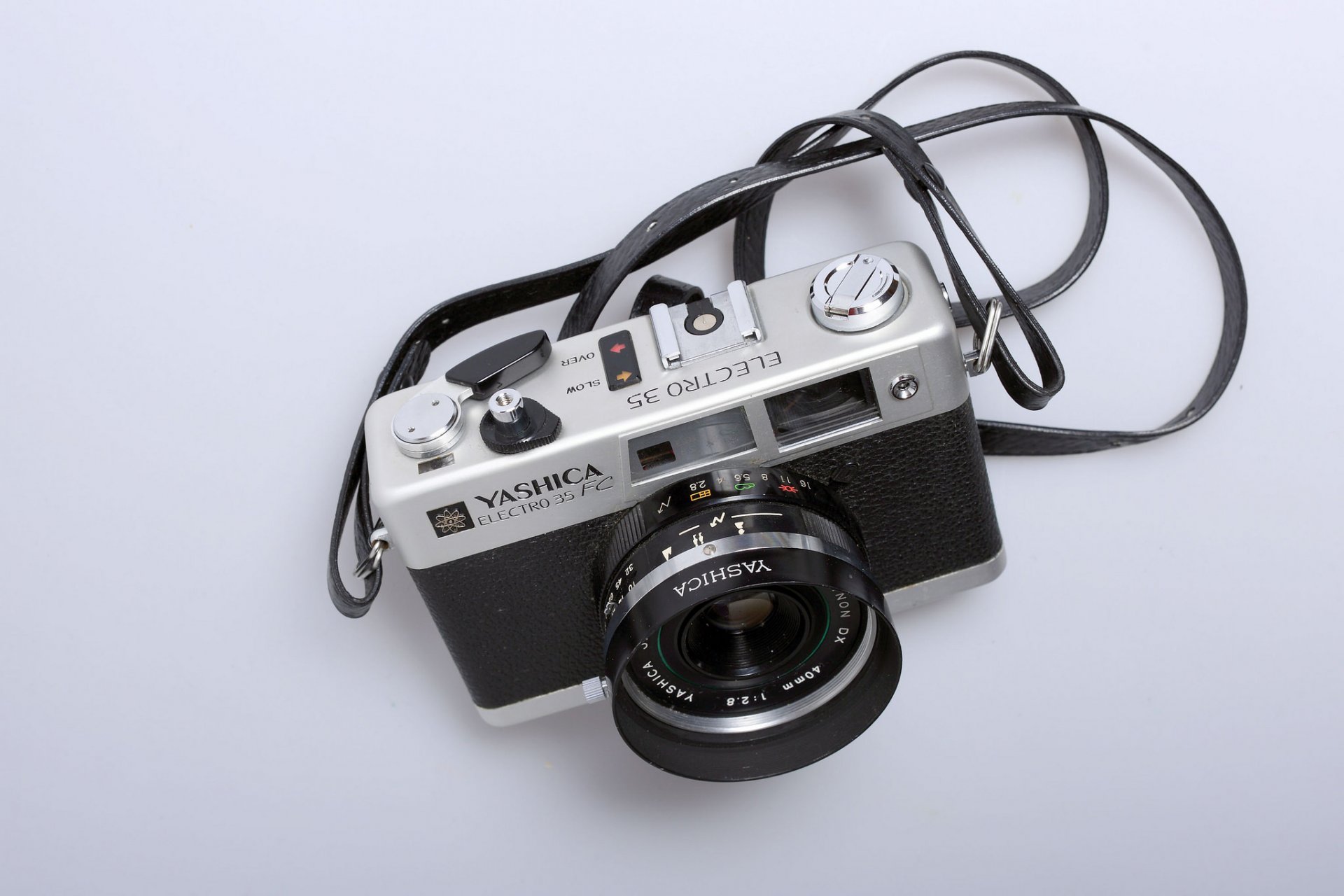 yashica electro 35 fc the camera background