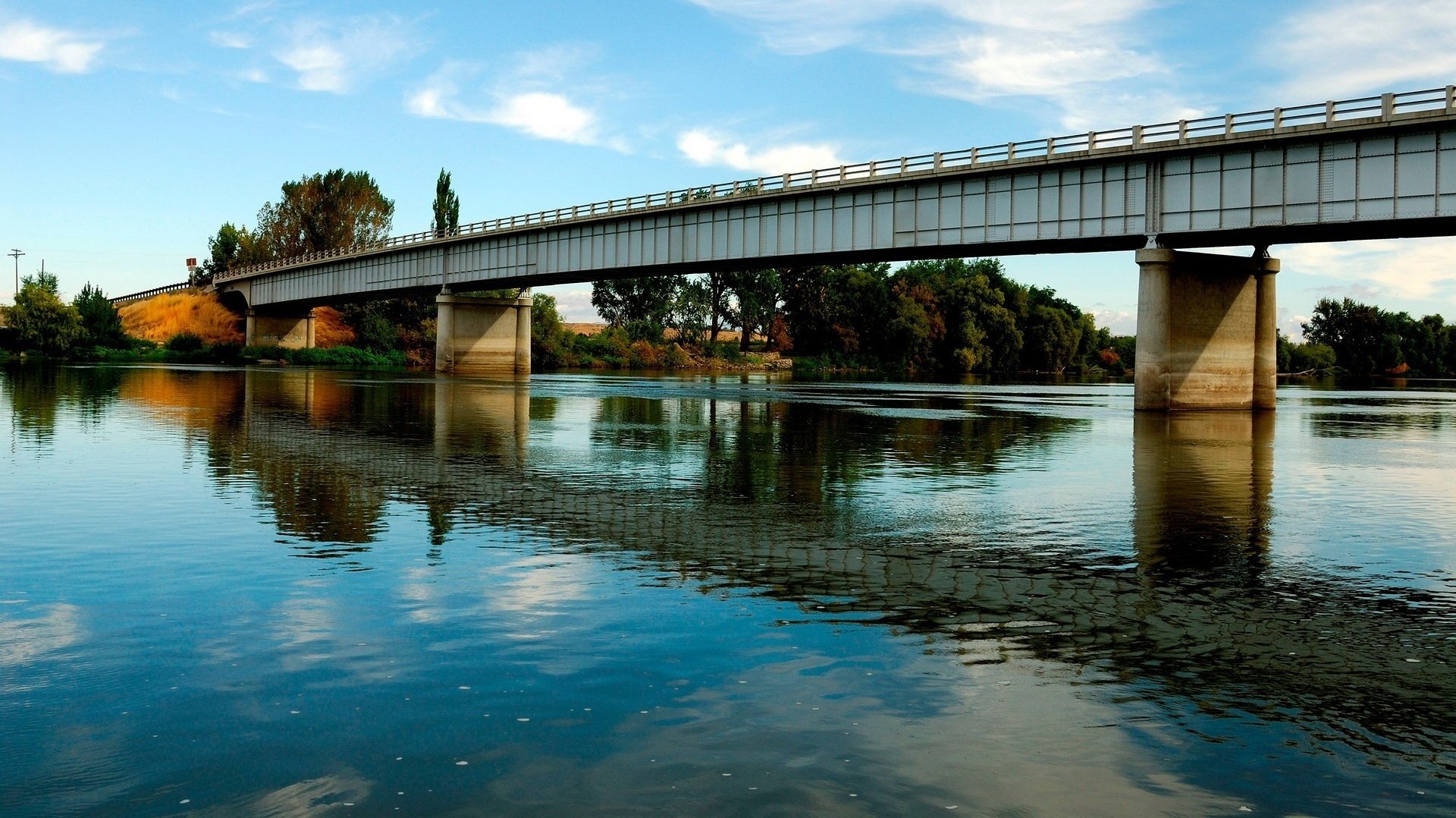 puente río agua limpia agua puentes