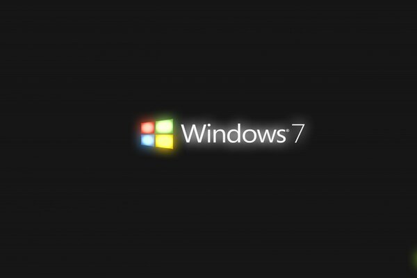 Écran de démarrage de Microsoft Windows sept