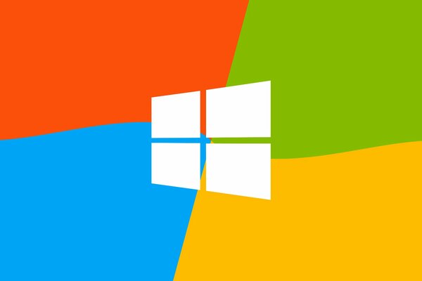Logo okna komputera. Białe kwadraty