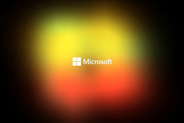 Logotipo de microsoft windows en un fondo de color