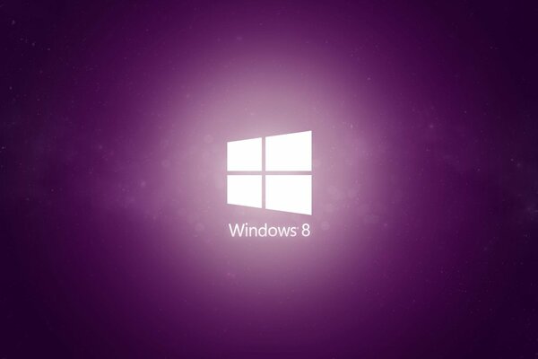 Betriebssystem-Fenster auf lila Hintergrund
