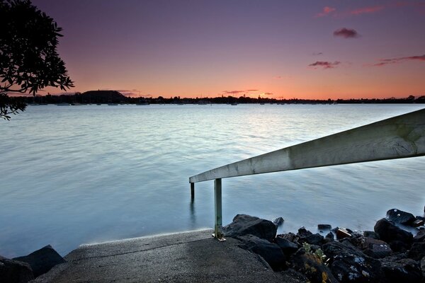 Soothing water in crystal lake