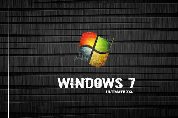 Windows 7 sur le bureau. Version ultimative